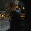 Gold-Lipped Woman