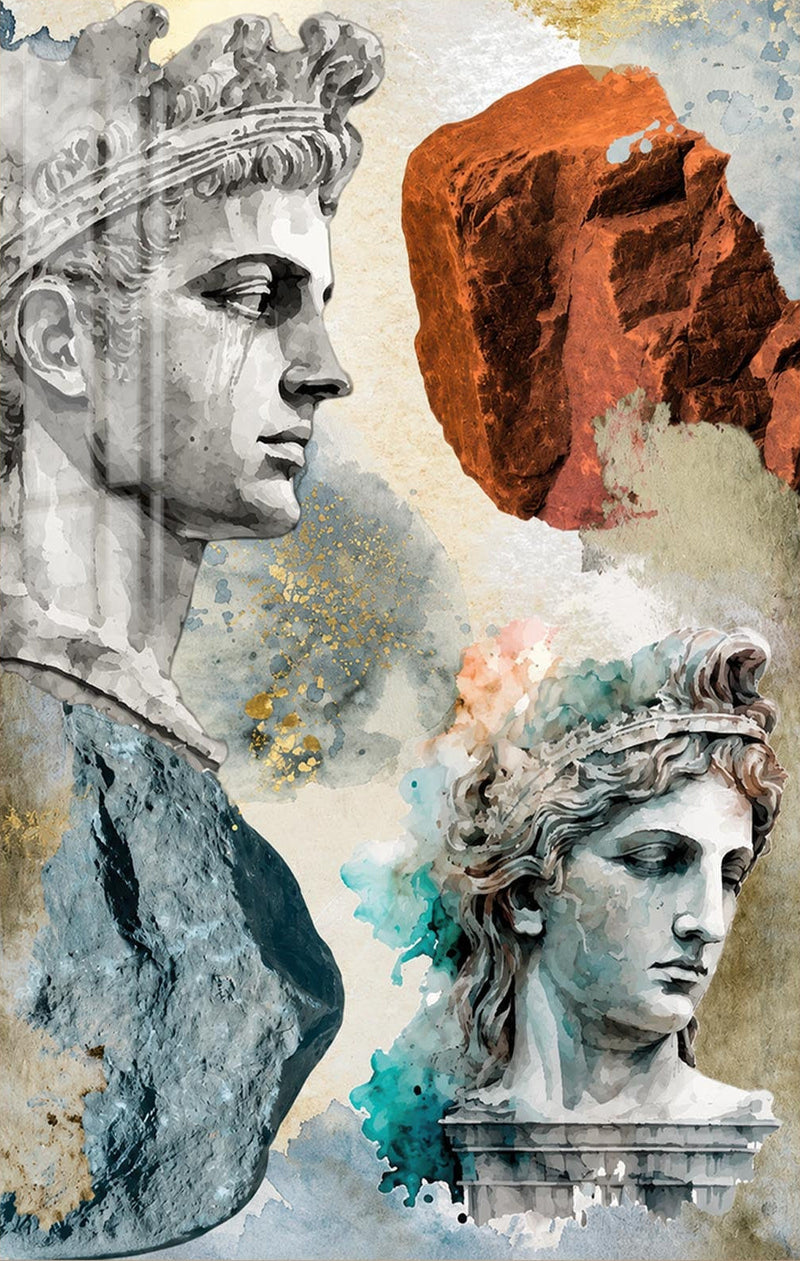 Classical Visions Glass Wall Art