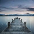 Artronauts Art Glass Print Pier