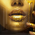Artronauts Glass Print Golden Woman II