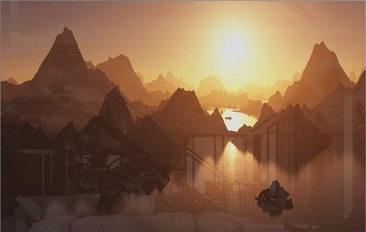Sunset over the Mountains X