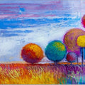 Artronauts Glass Print Colourful Trees