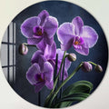 Roselle - Rounded Glass Wall Art
