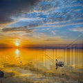 Artronauts Glass Print Sunset III