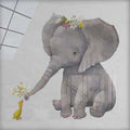 Artronauts Glass Print Elephant and Duck