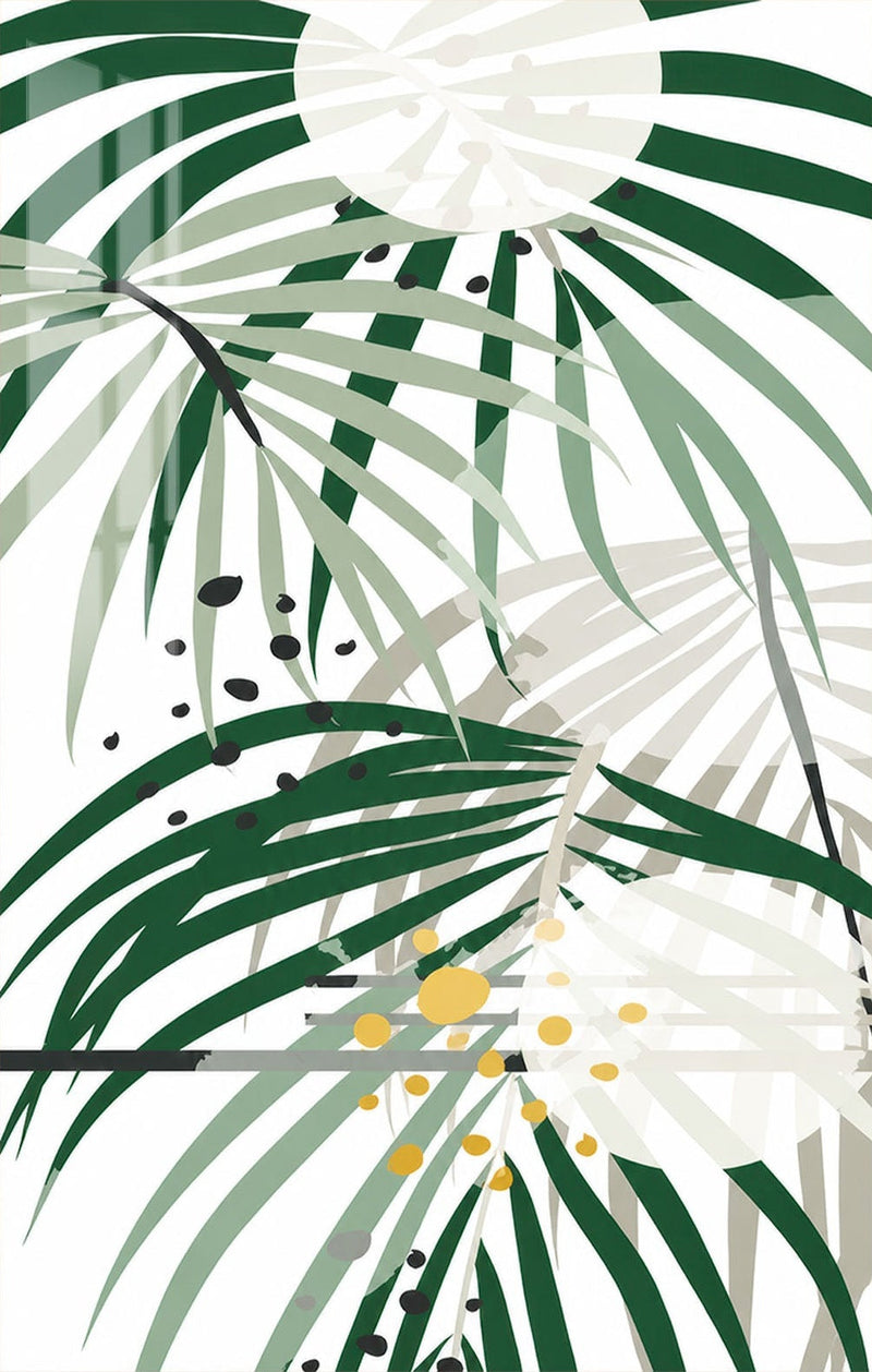 Tropical Rhythm Glass Wall Art
