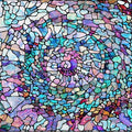 Blue & Purple Spiral