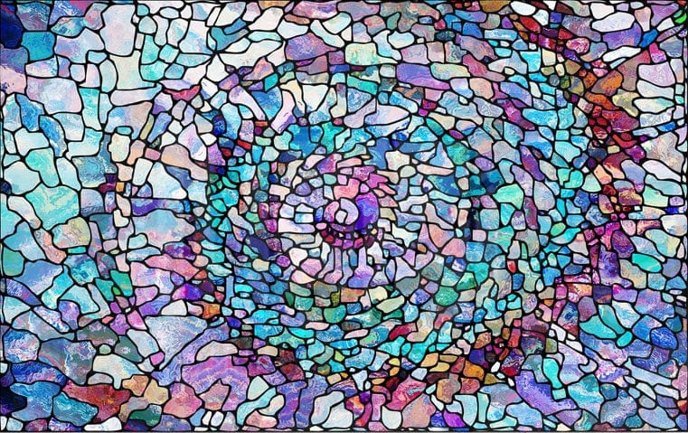 Blue & Purple Spiral