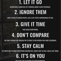 Artronauts Glass Print 7 Rules Of Life