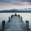 Artronauts Glass Print 92x36cm Pier - Panoramic