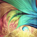 Artronauts Art Glass Print Colourful Patterns II