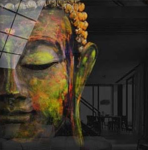 Artronauts Art Glass Print Buddha II