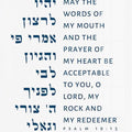Prayer Accepted- Judaism Tempered Glass Wall Art