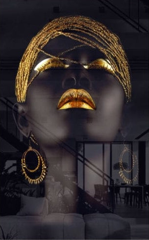 Golden African Woman