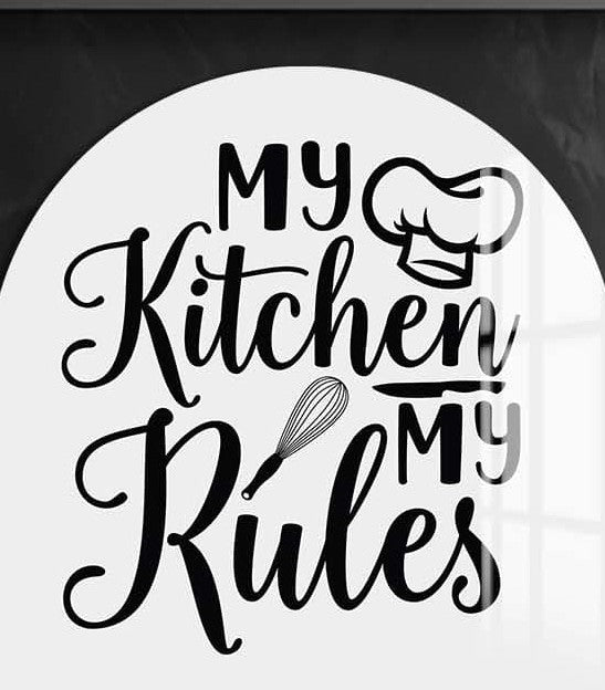 My Kitchen My Rules - Glass Splashback