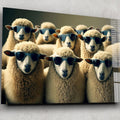 Artronauts Glass Print Sheep Gang