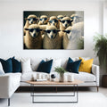 Artronauts Glass Print Sheep Gang