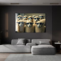Artronauts Glass Print Sheep Gang