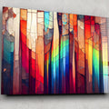 Artronauts Glass Print Colourful Stripes II