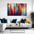 Artronauts Glass Print Colourful Stripes II
