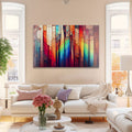 Artronauts Glass Print Colourful Stripes II