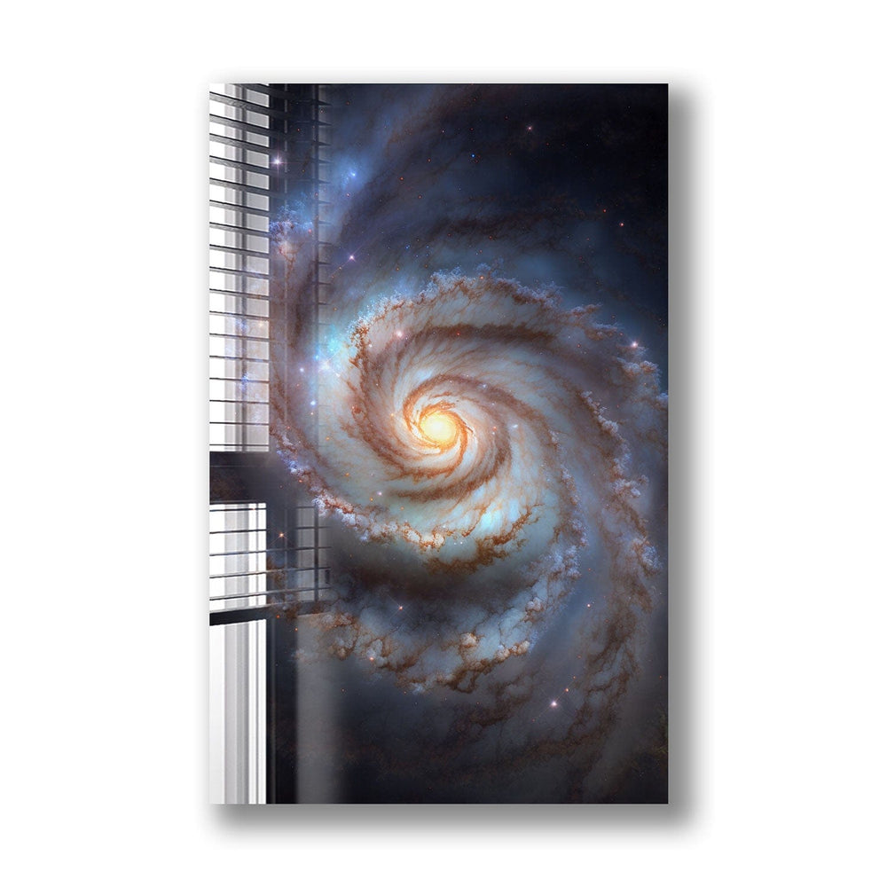 Artronauts Glass Print Whirlpool Galaxy