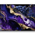 Artronauts Glass Print Violet Marble Design