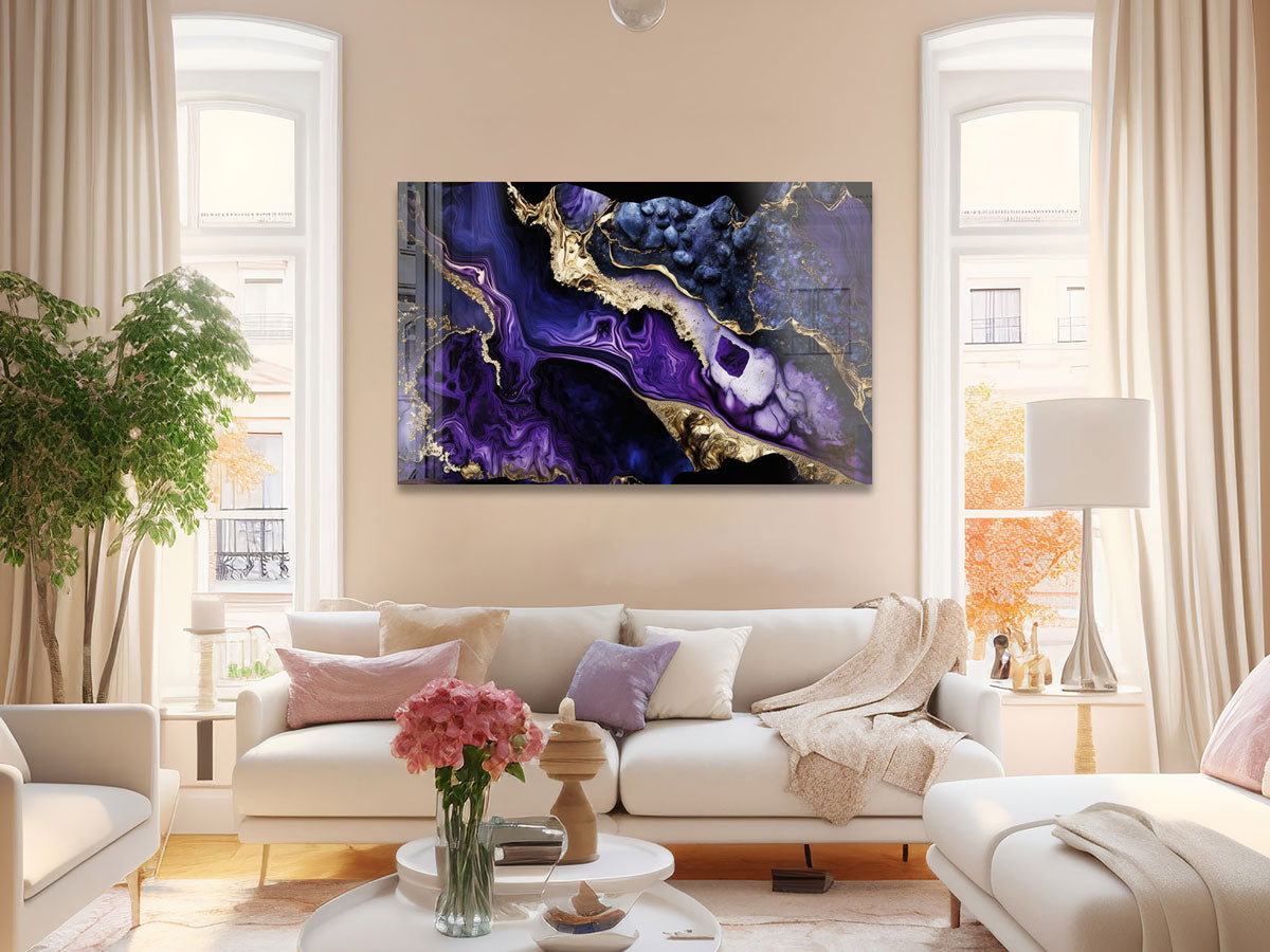 Violet Marble Design