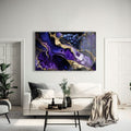 Artronauts Glass Print Violet Marble Design