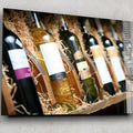 Artronauts Glass Print Wine Bottles