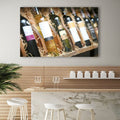 Artronauts Glass Print Wine Bottles