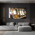Artronauts Glass Print Wine Bottles