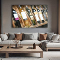 Artronauts Glass Print Wine Bottles