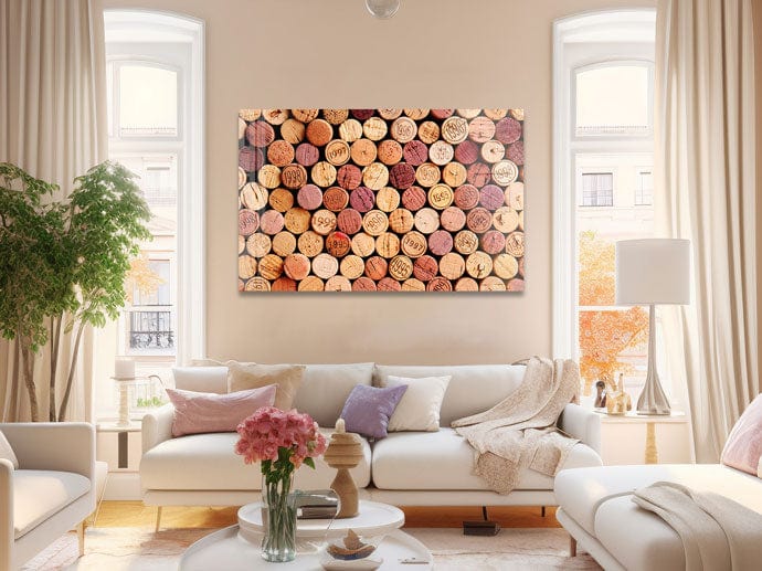 Artronauts Glass Print Wine Corks