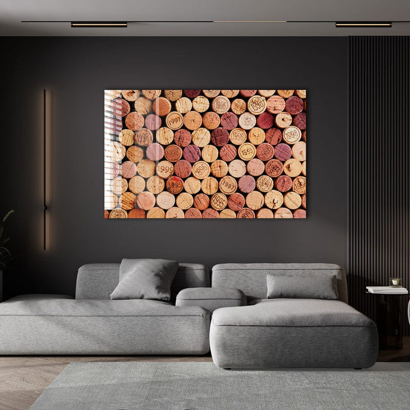 Artronauts Glass Print Wine Corks