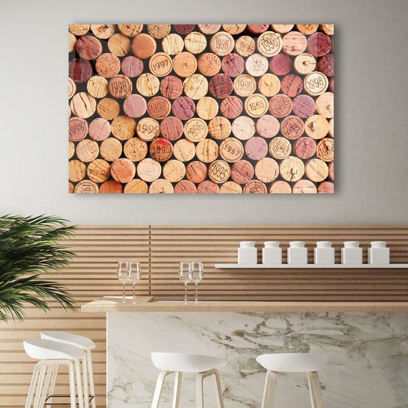Artronauts Glass Print Wine Corks
