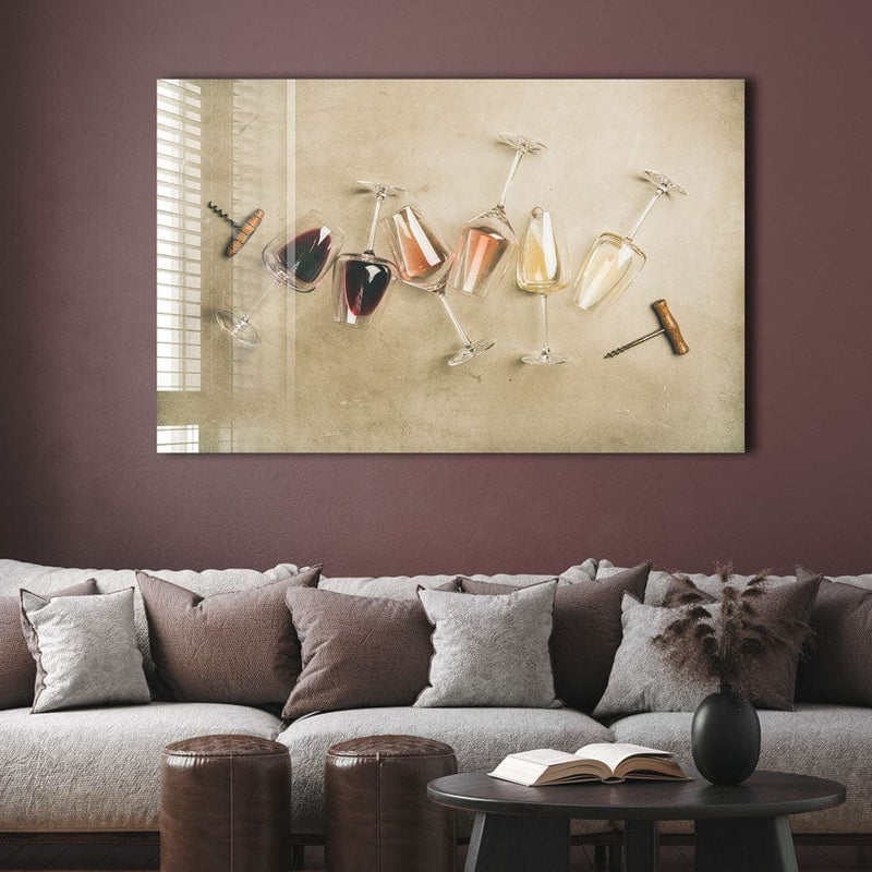 Artronauts Glass Print Wine Set