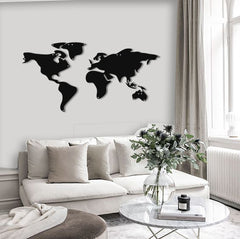 World Map Silhoulette