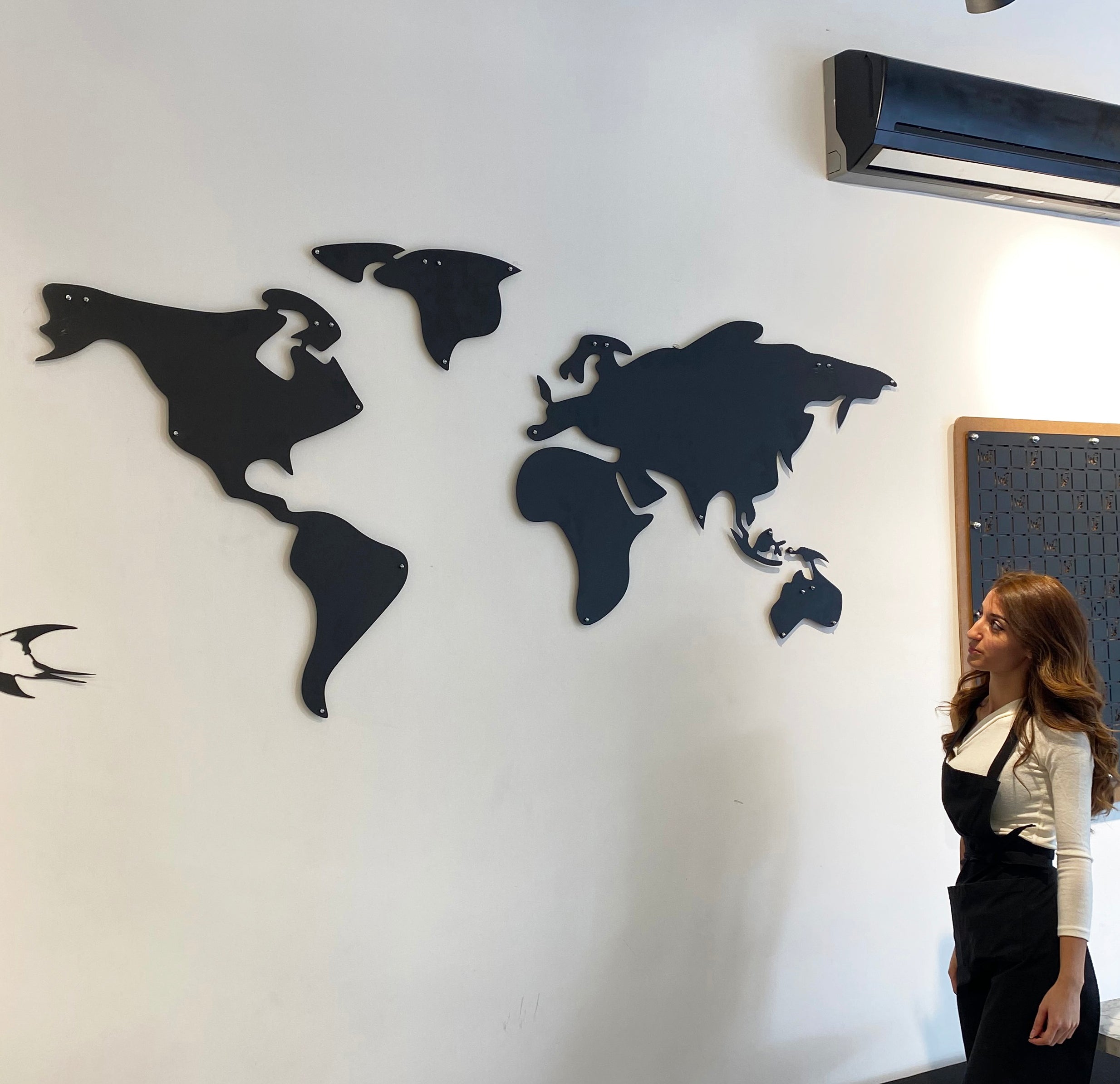 World Map Silhoulette