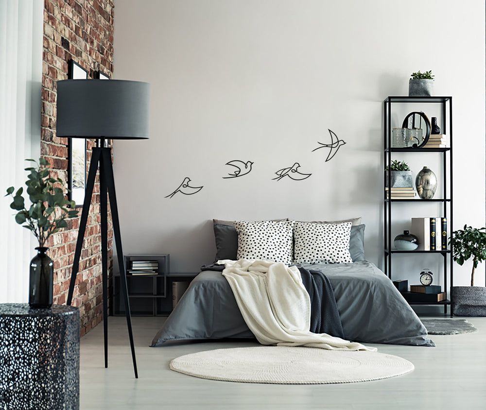 Artronauts Art Metal Wall Arts 4 Birds Flying Birds Metal
