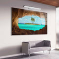 Artronauts Glass Print The Island