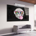 Artronauts Glass Print Gummy Monkey Glass Print Wall Art