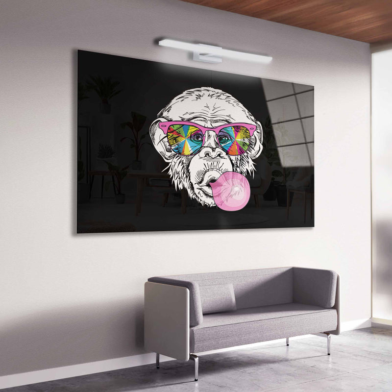 Artronauts Glass Print Gummy Monkey Glass Print Wall Art