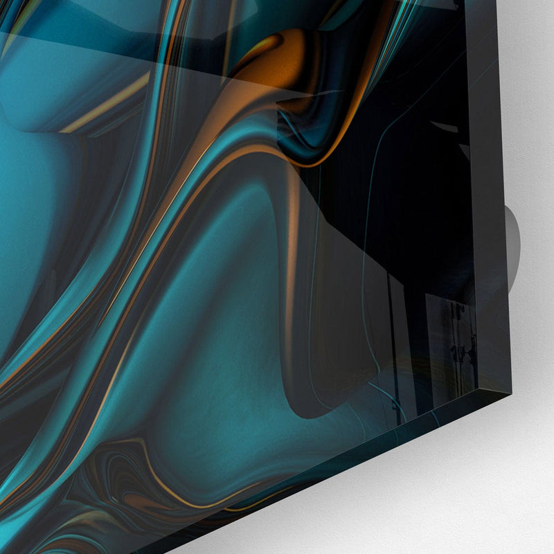 Artronauts Glass Print Flowery Abstract