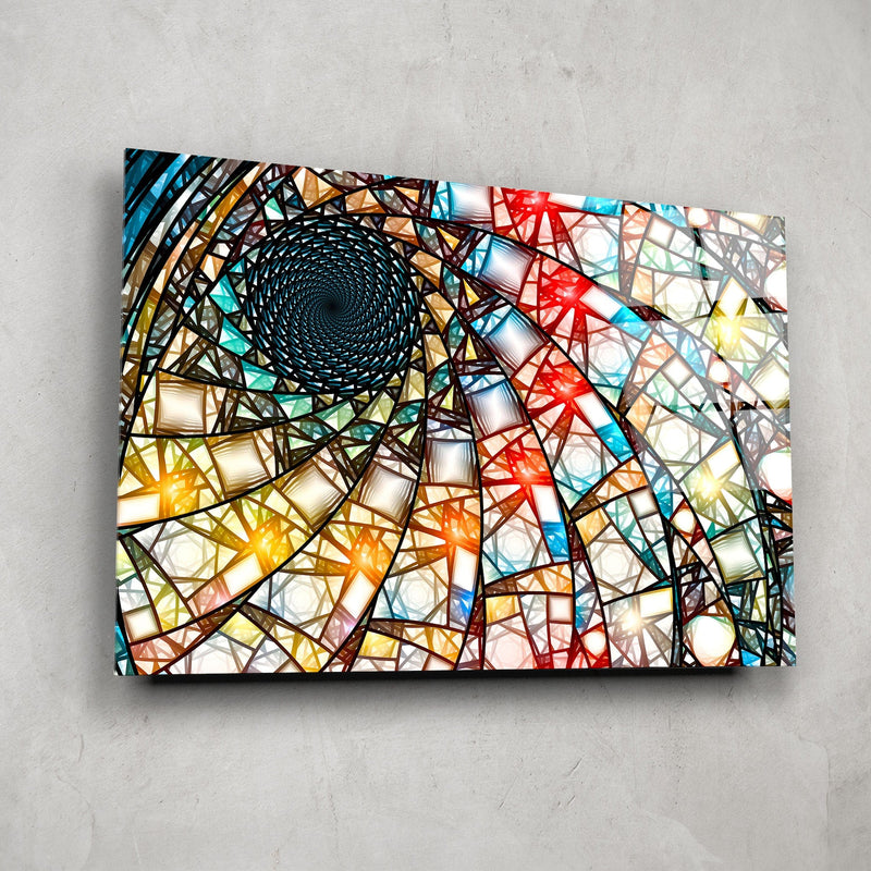Artronauts Art Clearance T. Swirl Stained Glass Design