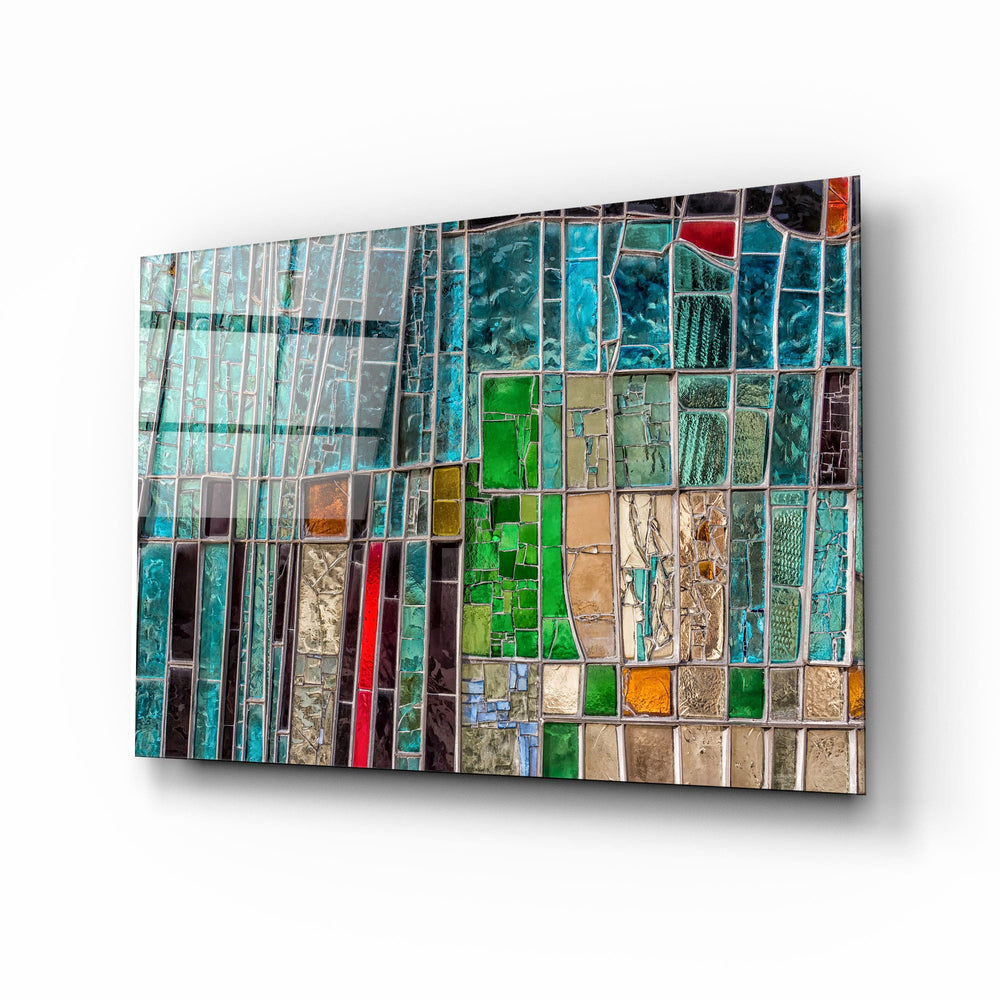 Artronauts Glass Print Colourful Italian Stained Glass Patterns