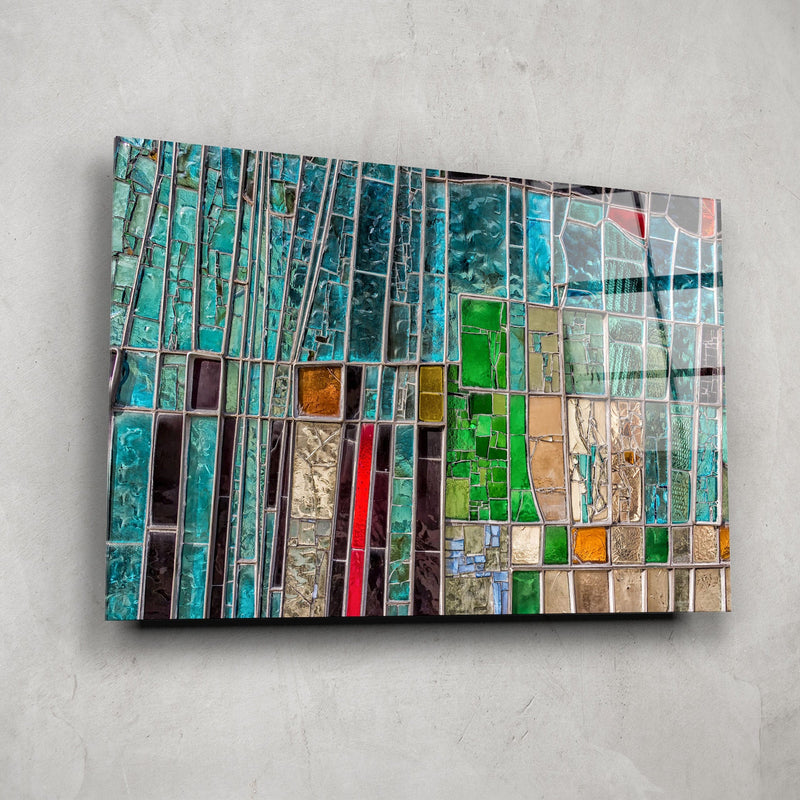 Artronauts Glass Print Colourful Italian Stained Glass Patterns