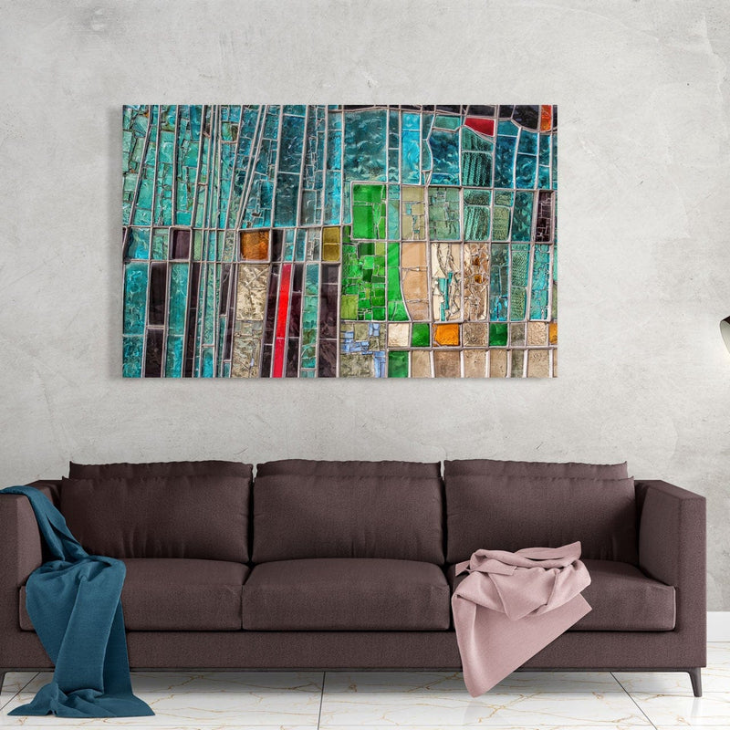 Artronauts Glass Print Colourful Italian Stained Glass Patterns