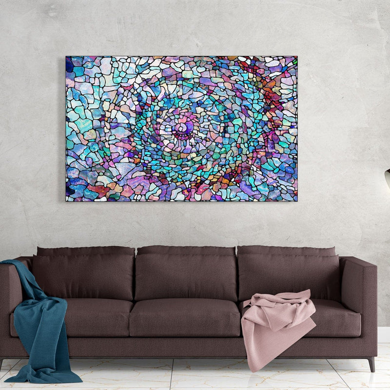 Artronauts Art Clearance T. Blue & Purple Spiral