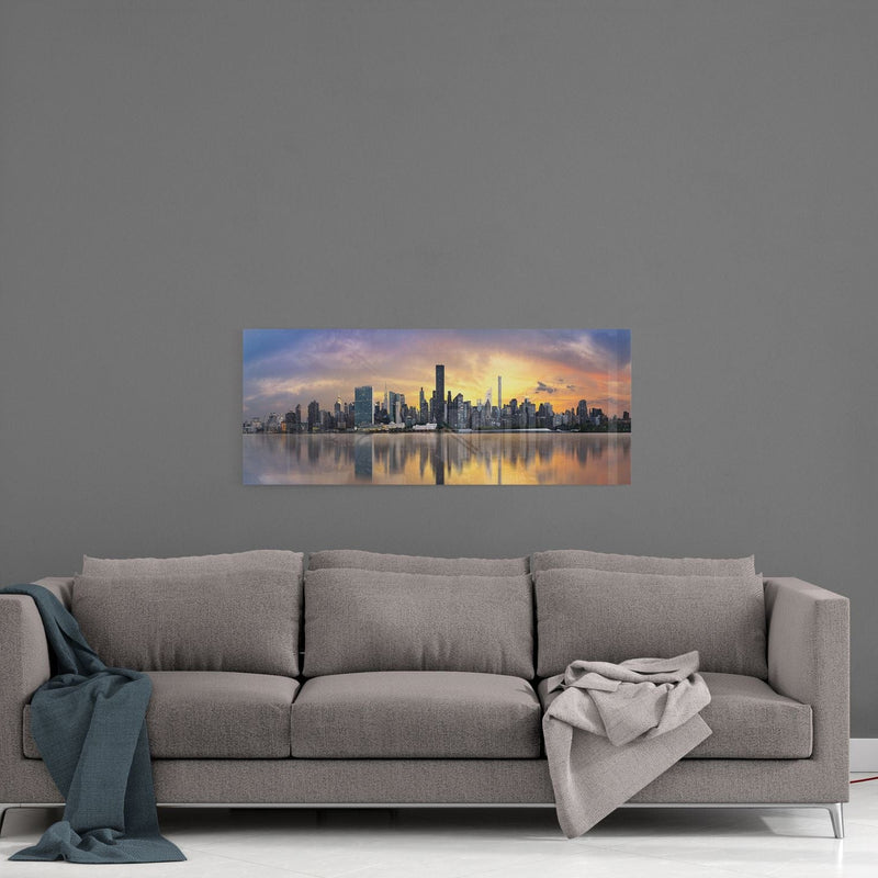 Artronauts Art Glass Print 92x36cm New York City Panoramic